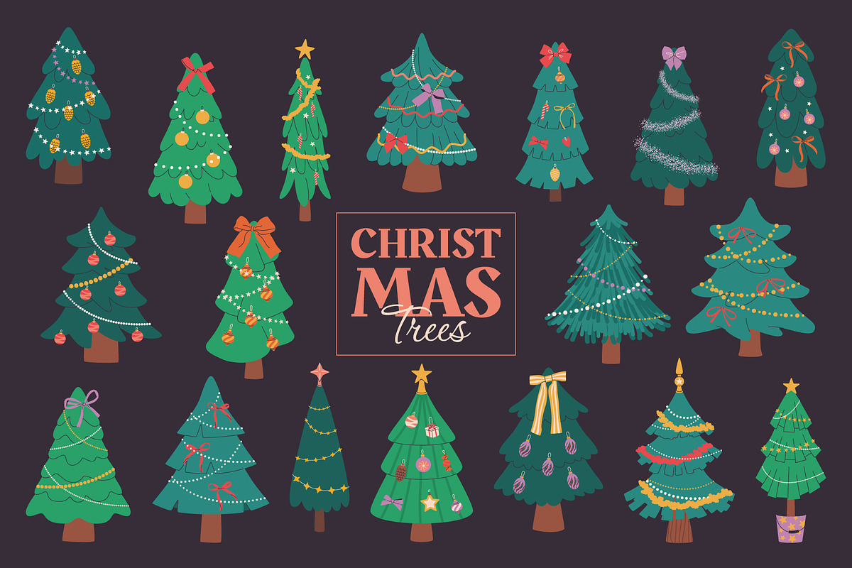 Christmas Collection | 90 elements, a Seasonal Illustration by IuliiaSavko (Photo 3 of 10)