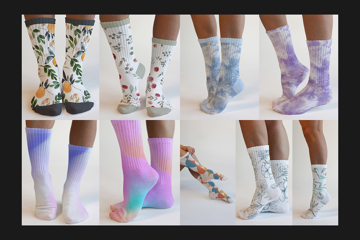 Socks Mockup Set, a Bottom Mockup by Freeman Studio (Photo 9 of 13)
