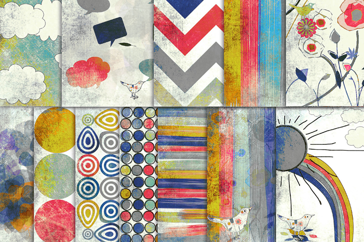 Whole Shop Bundle UPDATED, a Texture Illustration by Creativeqube Design (Photo 112 of 253)