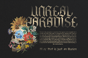 Hyacinth - Modern Blackletter, a Blackletter Font by Dharmas Foundry (Thumbnail 12 of 15)