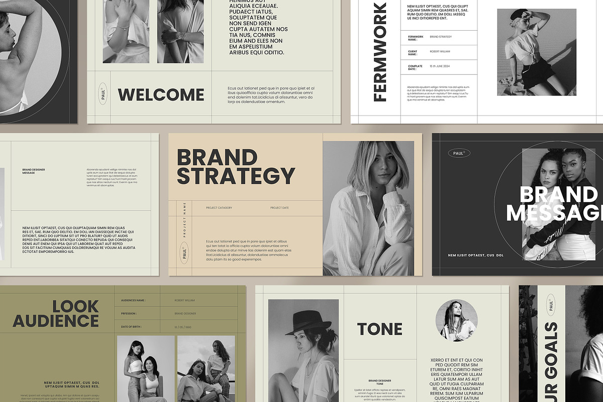 Brand Strategy Template, a Templates & Theme by evgenystudio (Photo 3 of 9)