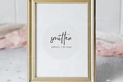 Gold frame mockup  styled stock stock photo containing stock photography and, an Arts & Entertainment Photo by Smitten Photo & Design (Thumbnail 2 of 3)