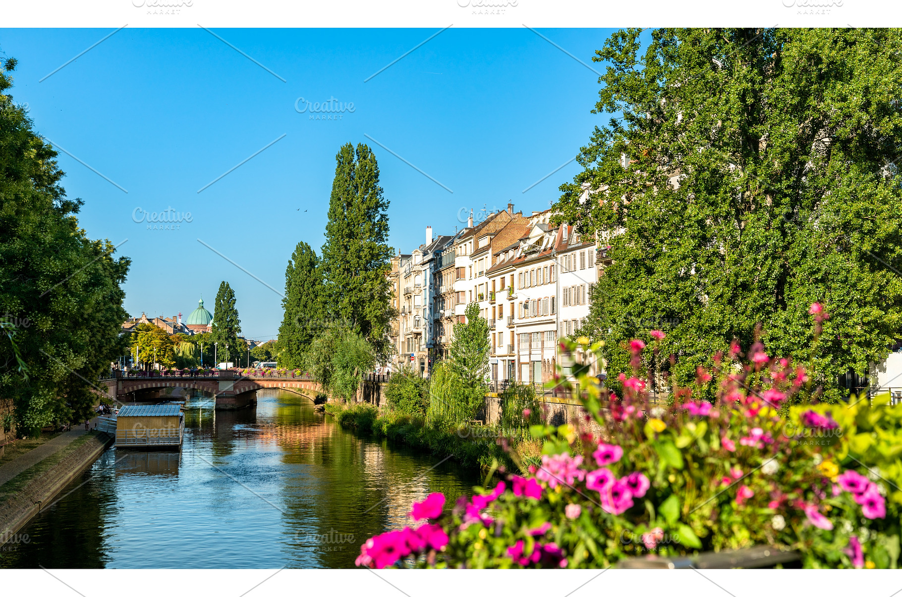 View of the old town of Strasbourg, an Architecture Photo by Leonid Andronov