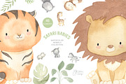 SAFARI ANIMALS. Watercolor set, an Animal Illustration by OlliArtDesign (Thumbnail 9 of 9)