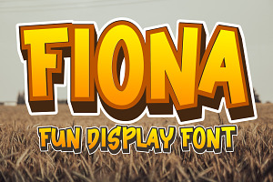 Fiona // Styled Display Font