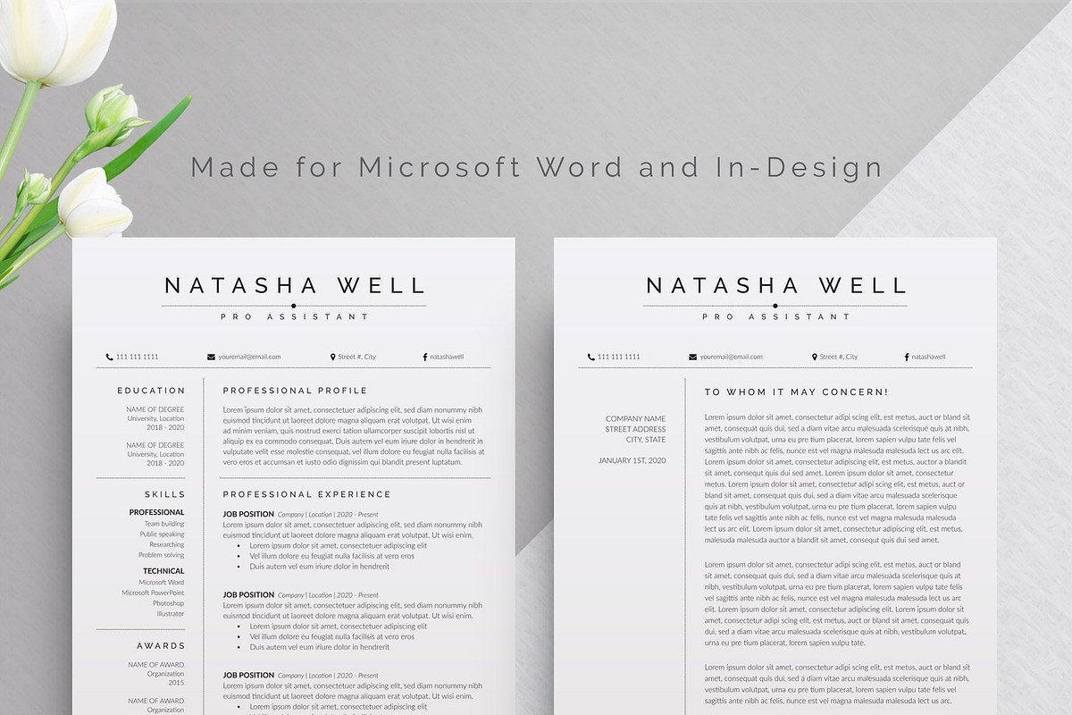 Resume/CV, a Resume Template by Mr-Template (Photo 2 of 7)
