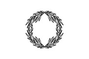 Floral Wreath Circle SVG Bundle, an Illustration by Creativeshirt (Thumbnail 38 of 51)