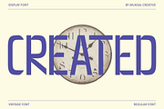 Created, a Sans Serif Font by Muksal Creative (Thumbnail 1 of 9)