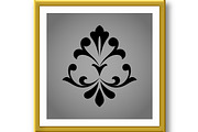 Damask graphic ornament. Floral, an Illustration by RODINA (Thumbnail 3 of 3)