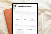 Canva Digital Planner Template, a Stationery Template by DesignDevisers (Thumbnail 3 of 11)
