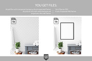 Frames & Walls Scandinavian Bundle-3, a Print Template by Yuri-U (Thumbnail 6 of 42)