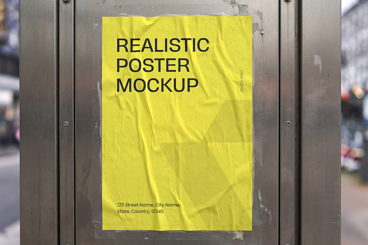 Poster Mockup Bundle, an Advertising Mockup by graphypix (Photo 5 of 12)