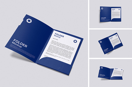 Folder Mockup, a Product Mockup by HanaSaka_Studio