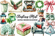 Christmas Mint Clipart, an Illustration by Daily.Designs (Thumbnail 1 of 5)