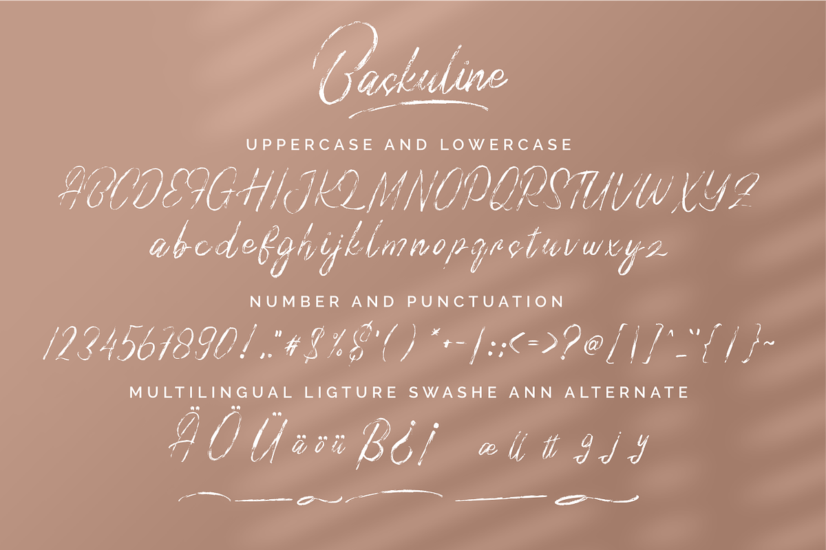 Baskuline Hand Brush Typeface, a Script Font by zeenesia (Photo 10 of 10)