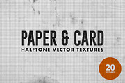 Halftone Paper & Card Vectors, a Texture Graphic by Offset (Thumbnail 1 of 16)