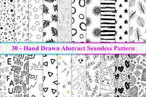 Black and White Seamless Pattern, a Pattern Graphic by Digital Studio