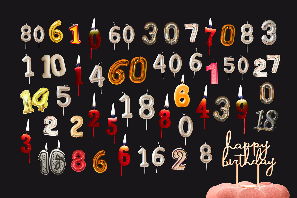 Birthday Party Collage Elements, an Object Graphic by Anzhelika (Photo 5 of 10)