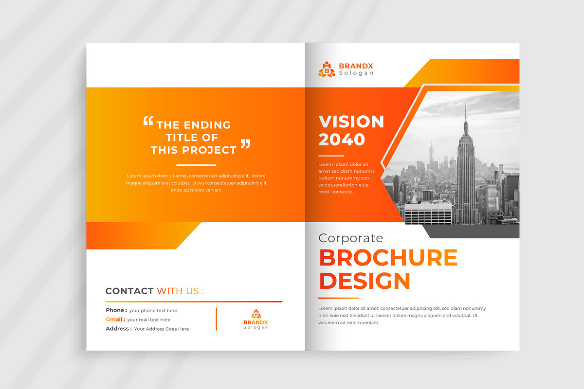 Corporate Annual Report, a Brochure Template by pixelcreatx (Photo 2 of 6)