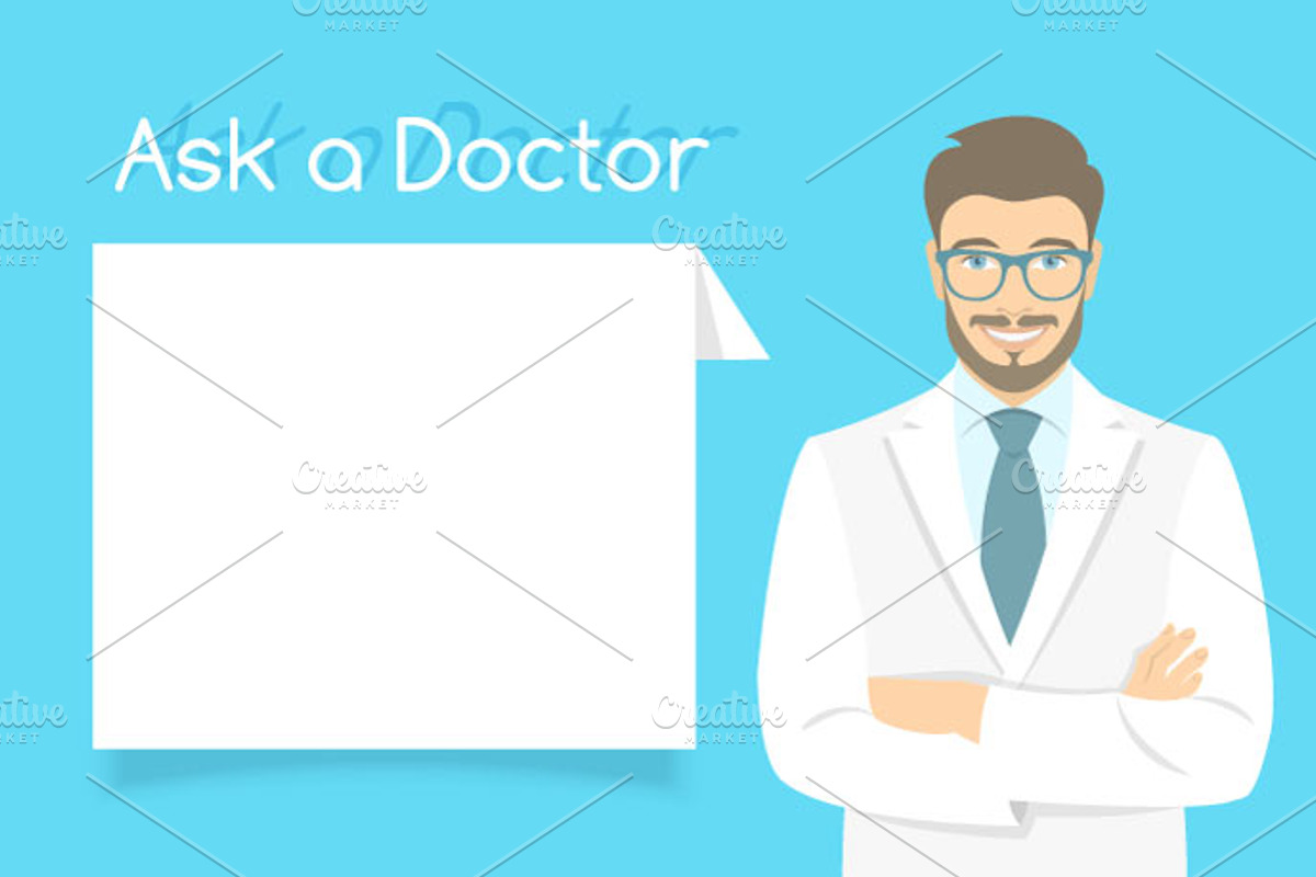Ask a Doctor Information banners, a Healthcare Illustration by Vectorikart (Photo 3 of 4)