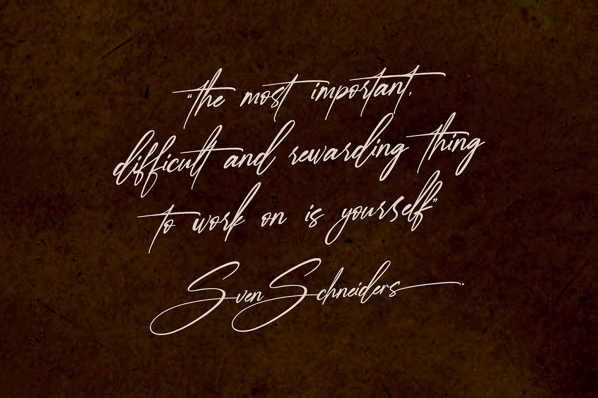 White Sign - Handwriting, a Handwritten Font by ErgibiStudio (Photo 8 of 8)
