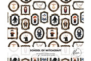 Wizard school seamless pattern, a Texture Graphic by Milatoo (Thumbnail 1 of 5)
