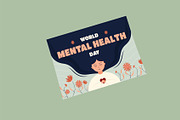 World Mental Health Day, a Card Template by Neermana (Thumbnail 3 of 4)