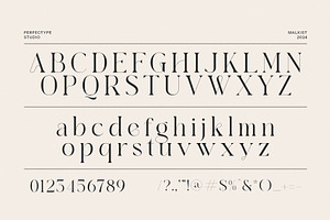 Malkist Modern Serif Font