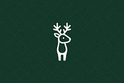Minimalist Deer Icon Cervidae, an Animal Illustration by Vectorium Studio (Thumbnail 3 of 4)