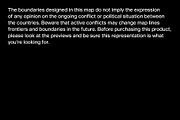 Israel Palestine vector map, a Work Illustration by Fucina™ (Thumbnail 7 of 7)