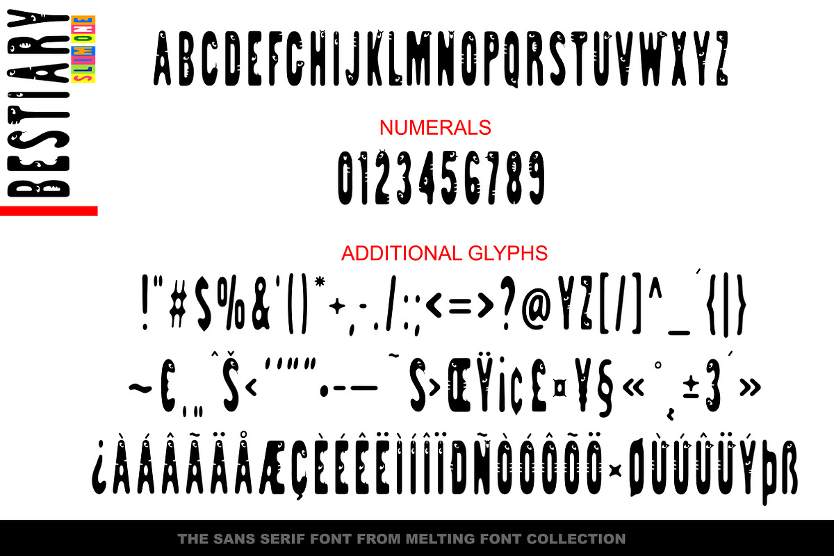 SlimOne Bestiary Decorative Font preview 2