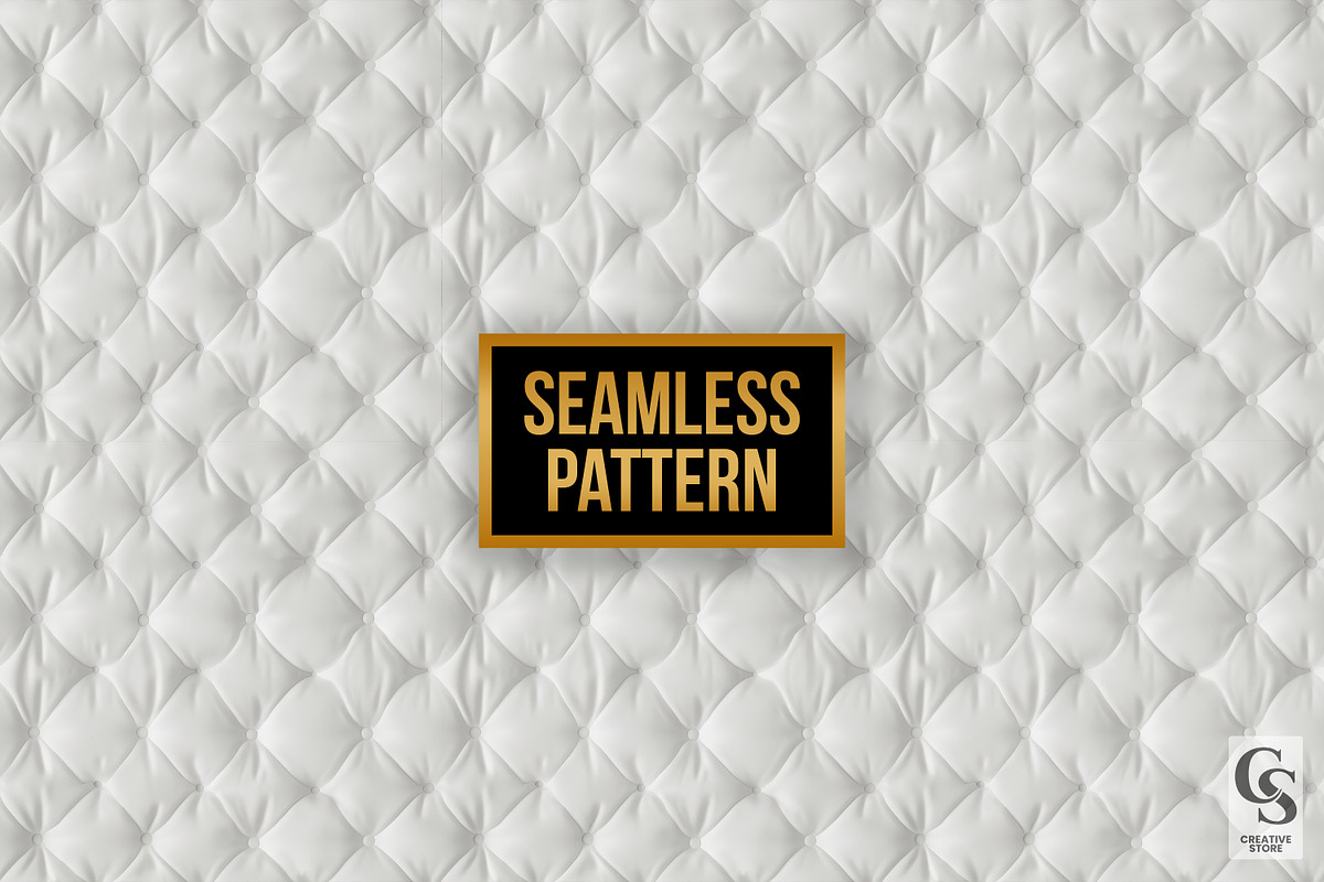 White Quilt Fabric Digital Papers, a Background Graphic by Creative Store (Photo 2 of 4)