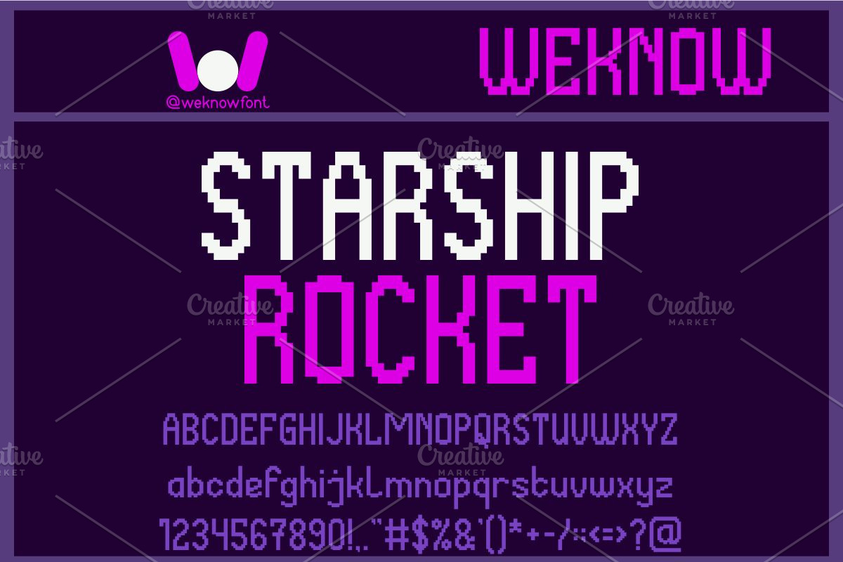 Space Civilization font, a Font by weknow (Photo 4 of 8)