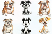 Quirky Funny Dogs Sublimation Bundle, an Illustration by CraftArtStudio (Thumbnail 3 of 6)