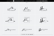 168 LETTER B SIGNATURE monogram logo, a Branding & Logo Template by Whimsical Logoshop (Thumbnail 12 of 16)