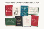 Animal Flourish Icons & Brushes, an Icon by Molly Suber Thorpe (Thumbnail 7 of 11)