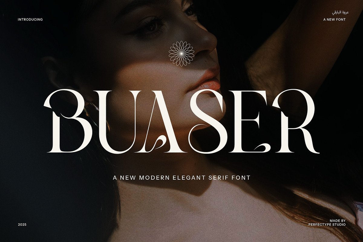 Buaser Stylish Serif Font, a Serif Font by Perfectype (Photo 1 of 8)