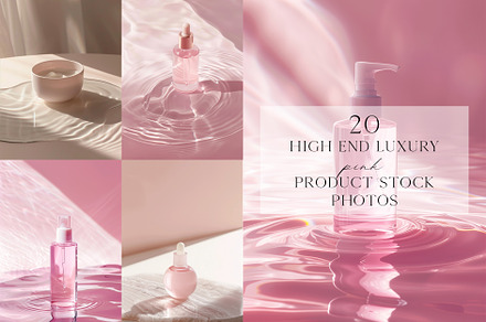 20 Luxury Pink Product Shots