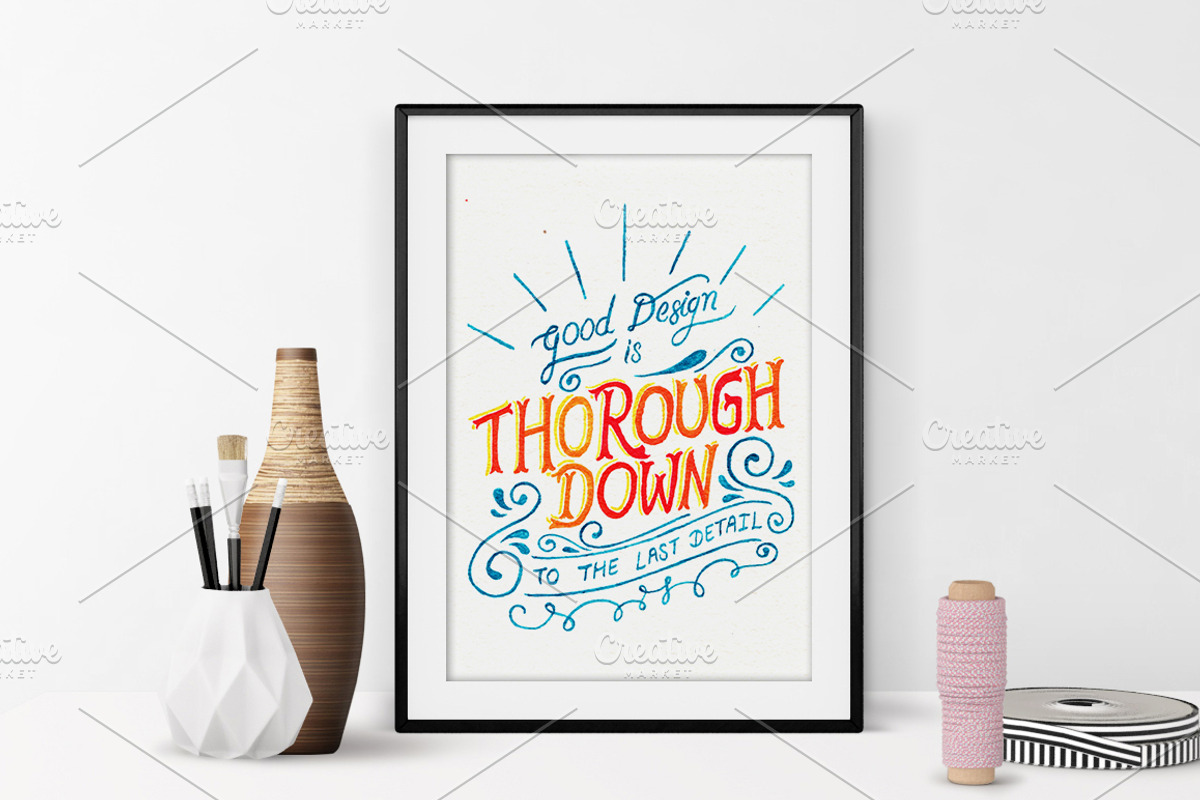 Inspirational Design Quote Poster, a Decorative Illustration by Kalpesh Tudiya (Photo 4 of 6)