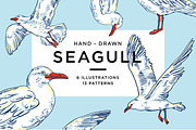 SEAGULL set, a Pattern Graphic by Tanya Akhmett (Thumbnail 7 of 7)