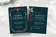 Christmas Card Template, a Flyer Template by BrandPacks (Thumbnail 1 of 5)