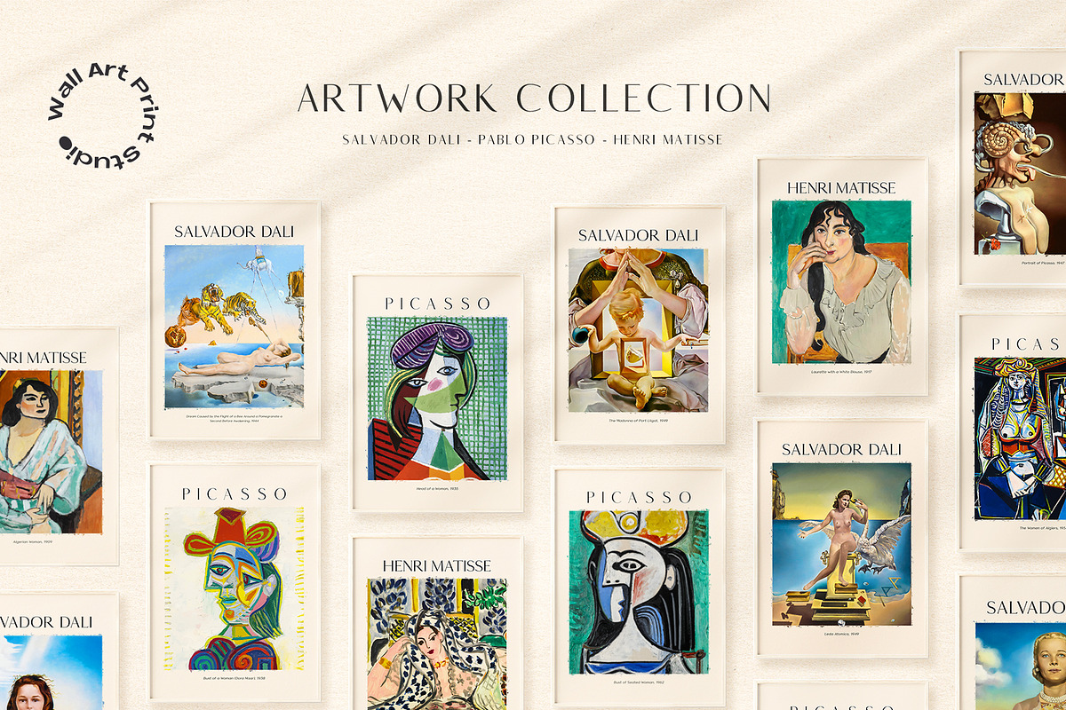Artwork Collection 3, a Graphic by Wall Art Print Studio (Photo 1 of 20)