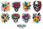 Vintage Punk Floral T-shirt Bundle, an Illustration by Sofia's Fashion (Thumbnail 2 of 3)