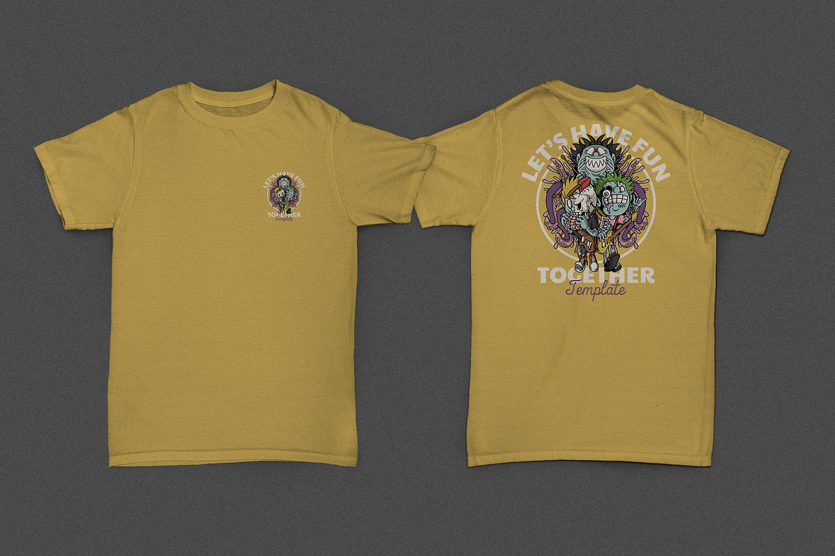 Groovy Zombie Punk Band Mascot, a Branding & Logo Template by Judsart (Photo 2 of 3)