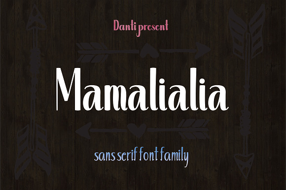 Mamalialia Font Family preview 8