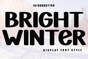 Bright Winter, a Script Font by FreshTypeINK (Thumbnail 1 of 8)