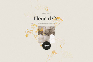 FLEUR D'Or Gold Floral Collection