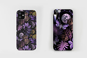 Mysterious forest, a Pattern Graphic by emeraldthue (Thumbnail 3 of 7)