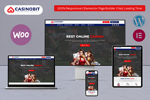 Online Casino & Betting Template, a WordPress Template by HasnainDEV