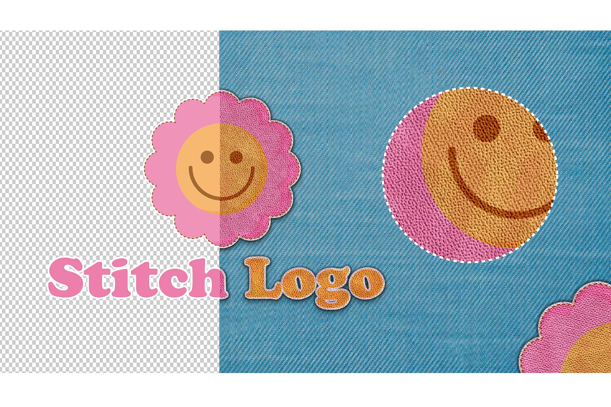 Fabric Patch Stitch Effect Mockup, a Layer Style Add-On by studiogstock (Photo 3 of 3)